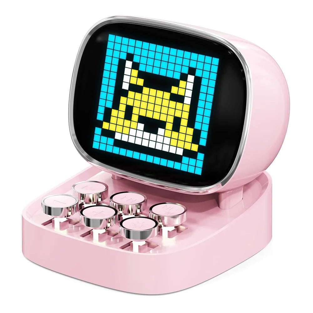 ERAZER B07 256-LED Pixel Screen 10W Wireless Bluetooth-compatible Speaker with Piano Mode (Invested By Lenovo) - Pink - 1