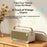 ERAZER B08 Bluetooth-compatible Speaker 10Wx2 RGB Lighting TWS Portable Subwoofer for Outdoor (Invested By Lenovo) - Warm White - 2