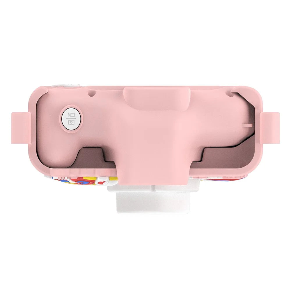X10S 2.0" HD Screen Dual Lens Kids Camera Cute Shape 1080P Video Camera Support 32GB TF Card - Pink - 4