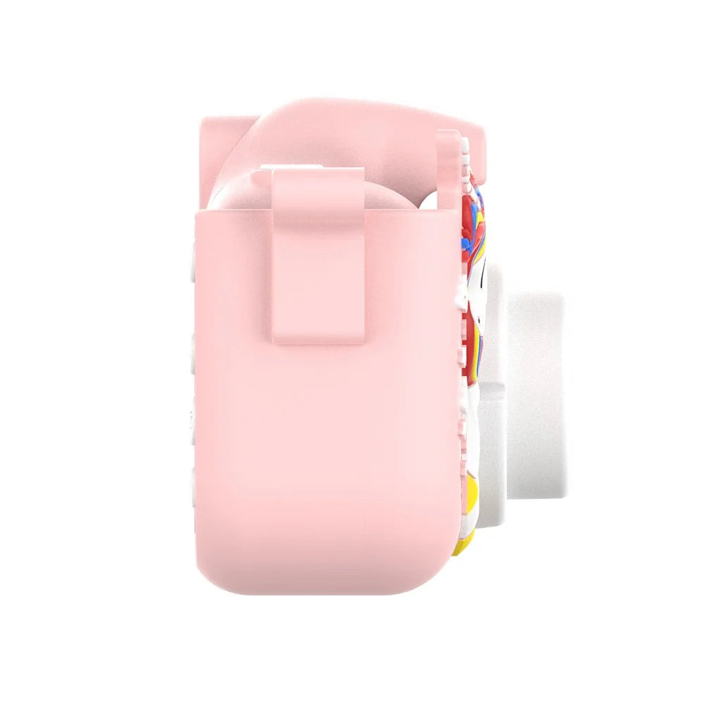 X10S 2.0" HD Screen Dual Lens Kids Camera Cute Shape 1080P Video Camera Support 32GB TF Card - Pink - 7