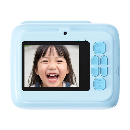 D3 Kids Instant Print Camera 2.4 inch IPS Screen 1080P HD Video Recorder - Blue - 1