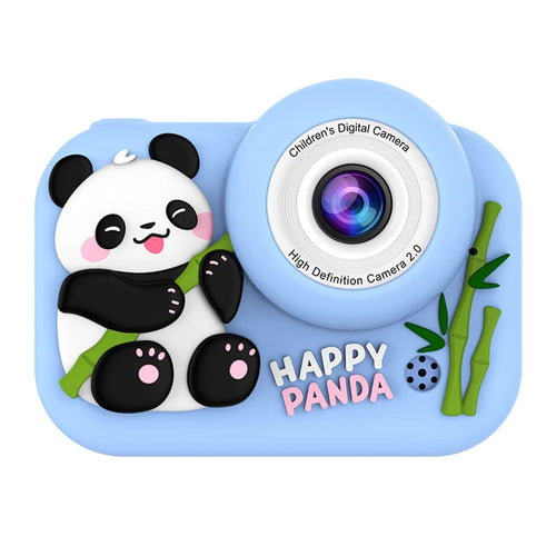 M03 Kids Camera Dual Lens 2.0 Inch IPS Screen 1080P Video Digital Camera with MP3 Player - Blue Panda - 1