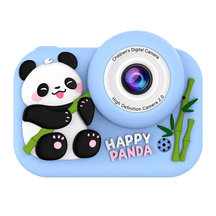 M03 Kids Camera Dual Lens 2.0 Inch IPS Screen 1080P Video Digital Camera with MP3 Player - Blue Panda - 1