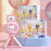 K62 2.4" Flip-Up HD Screen Children Camera Photo / Video Portable Mini Camera with 16G Memory Card, Tripod Stand, Lanyard - Rabbit - 7