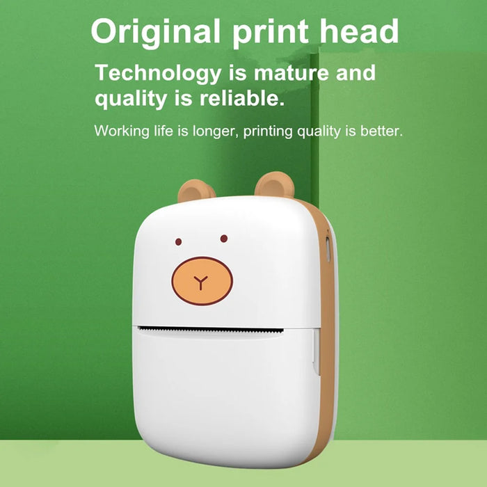 A8A Portable Bluetooth-compatible Photo Printer Wireless Office Memo Student Mini Printer - 6