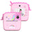 A20 2.4-inch Screen Kids Instant Camera Rechargeable Photo Printing Camera Toy - Pink - 1