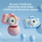 Y20 2.0 Inch Screen Camera Rechargeable Kids Camera Toy with Music and Game - Rainbow Cat / Blue - 2