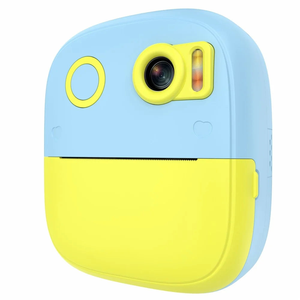 P5 Photo Printer Children Birthday Gift 2.4-Inch Kids Instant HD Video Print Camera - Blue - 1