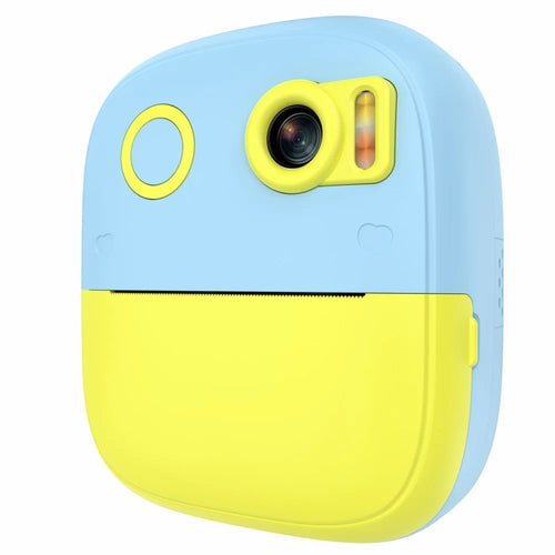 P5 Photo Printer Children Birthday Gift 2.4-Inch Kids Instant HD Video Print Camera - Blue - 1