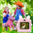 Q5 2.4 Inch Kids Camera Cartoon Design Instant Print Photo Mini Digital Video Camera - Pink Rabbit - 6