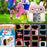 Q5 2.4 Inch Kids Camera Cartoon Design Instant Print Photo Mini Digital Video Camera - Pink Rabbit - 7