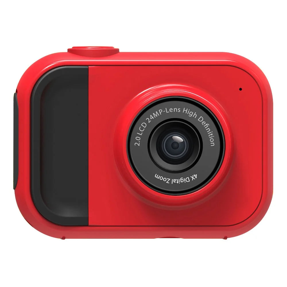 UL-1219a Mini 2-Inch Screen Kid's Educational Camera Children Video Camera Toy - Red - 1