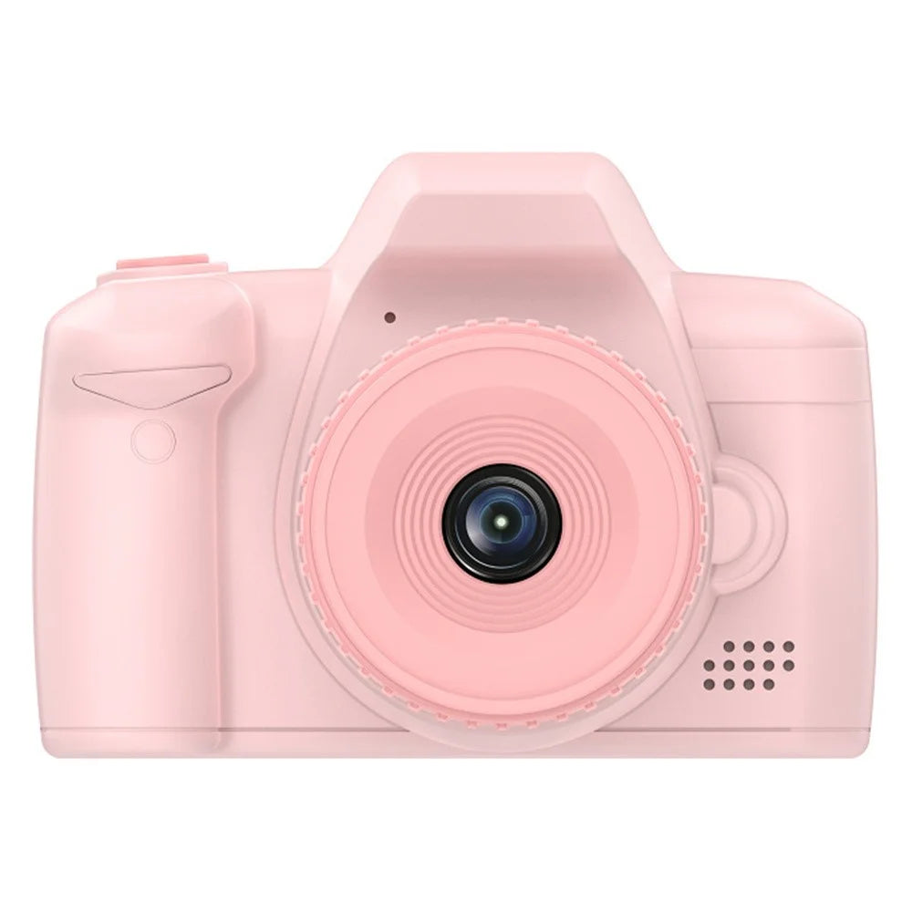 H10 2.4-inch IPS Screen Video Recorder Dual Lens Kids Camera, 32G Memory Card + Card Reader - Pink - 1