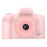 H10 2.4-inch IPS Screen Video Recorder Dual Lens Kids Camera, 32G Memory Card + Card Reader - Pink - 1