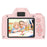 H10 2.4-inch IPS Screen Video Recorder Dual Lens Kids Camera, 32G Memory Card + Card Reader - Pink - 2