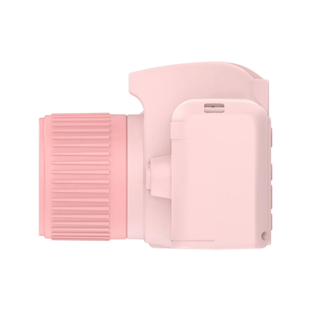 H10 2.4-inch IPS Screen Long Lens Kids Camera Rechargeable Dual Lens HD Camera Toy - Pink - 3