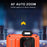 D52 2.88-inch IPS Screen Vintage Digital Camera 18x Zoom Auto Focus Video Camera - Orange - 6
