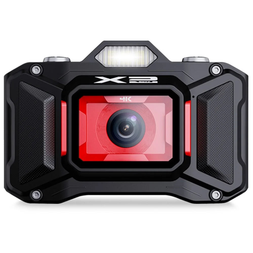 D51 Vintage Digital Camera 2.88-inch IPS Screen 18x Zoom Auto Focus Video Camera - Black - 1