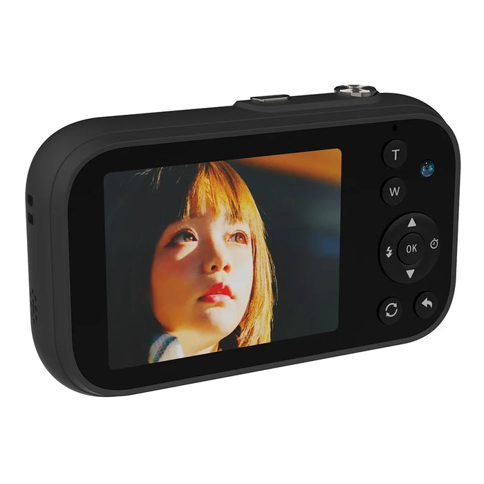 H17 2.8-inch IPS Screen Digital Camera HD Dual Lens CCD Camera with 32G TF Card + Card Reader - Black - 2