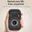 H17 2.8-inch IPS Screen Digital Camera HD Dual Lens CCD Camera with 32G TF Card + Card Reader - Black - 4