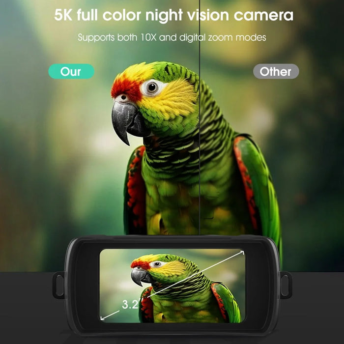 N016 5K HD Full Color Binocular Night Vision Camera 50mm Lens Support 800m Detection Range - 5