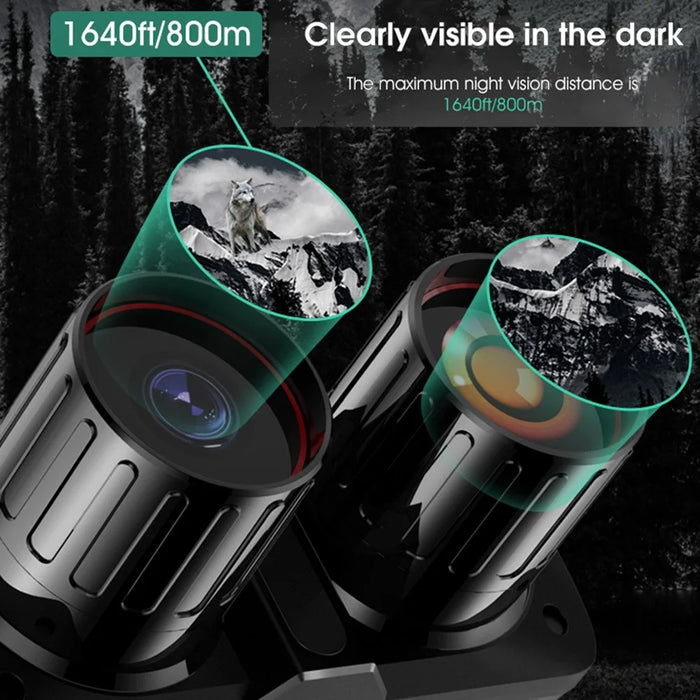 N016 5K HD Full Color Binocular Night Vision Camera 50mm Lens Support 800m Detection Range - 6