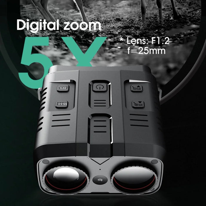 R19 Night Vision 2K Ultra HD Binoculars Digital Zoom 3.2 Inch Screen Outdoor Hunting Telescope - 3