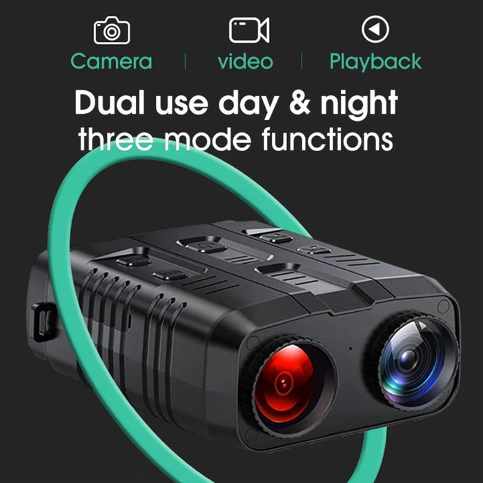 R19 Night Vision 2K Ultra HD Binoculars Digital Zoom 3.2 Inch Screen Outdoor Hunting Telescope - 5