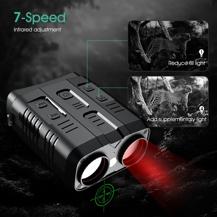 R19 Night Vision 2K Ultra HD Binoculars Digital Zoom 3.2 Inch Screen Outdoor Hunting Telescope - 7