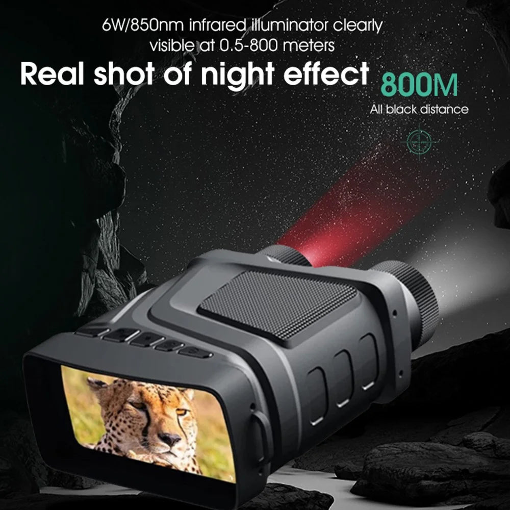 R12 Infrared Night Vision Binoculars Photo Video Recording Rechargeable HD Camera - 6