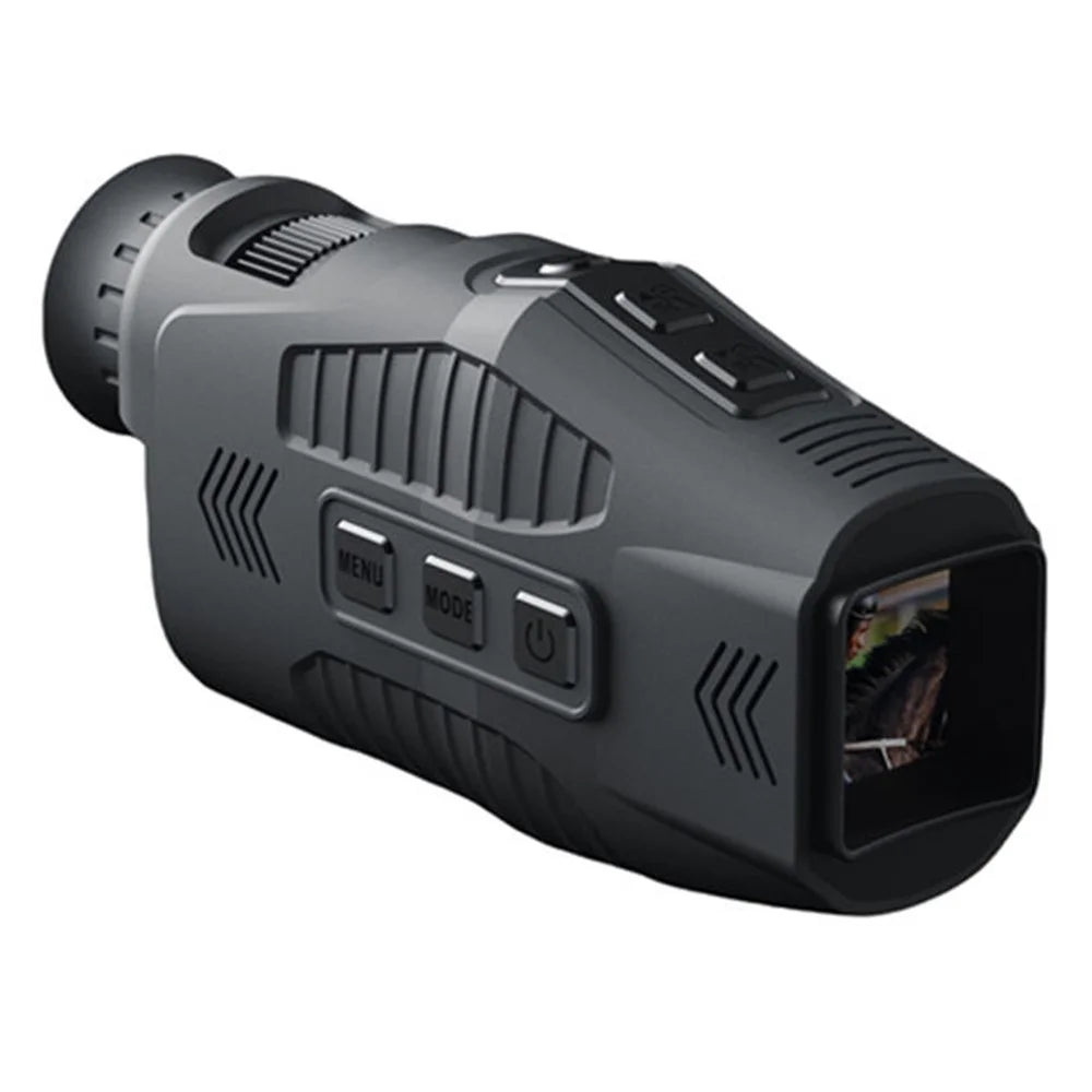 R11 Day Night Dual-Use All-Black Visible Photo Video Recording Portable HD Night Vision Monocular - 1