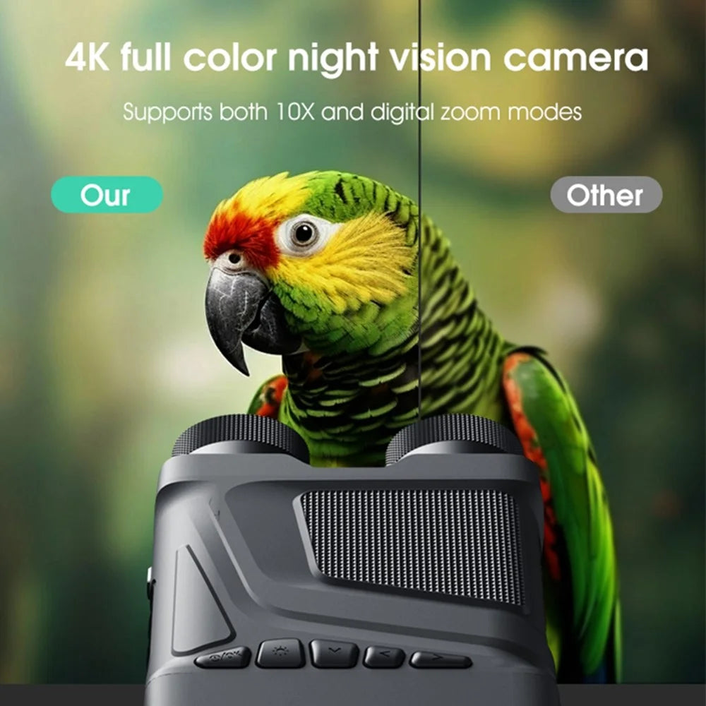 N002 4K HD 7-Gear Infrared Night Vision Binoculars 10X Digital Zoom Camera - 3