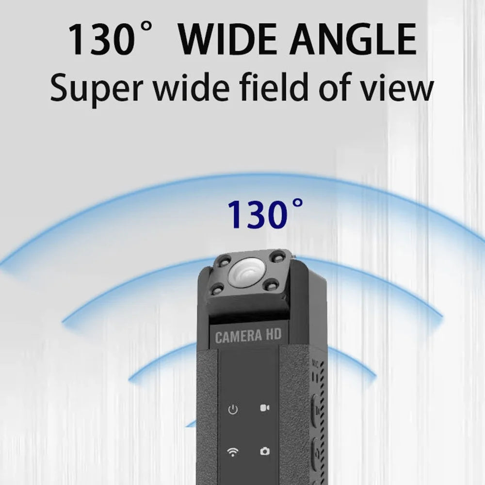 L16 HD Action Camera Night Vision Law Enforcement Sound Recording Video Recorder, No Memory Card - 6