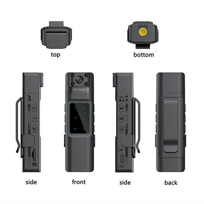 L13 HD Night Vision Action Camera Law Enforcement Sound Recording Video Recorder, No Memory Card - 5