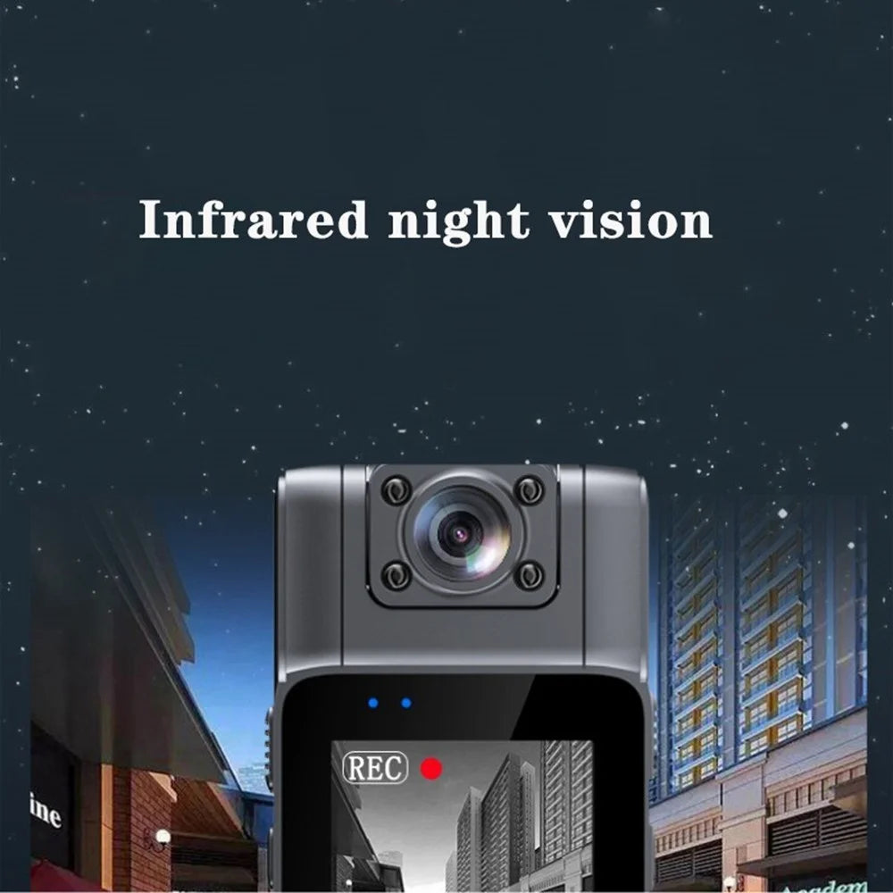 L11 HD Night Vision Motorcycle Sport Camera Law Enforcement Video Recorder with Back Clip - 3