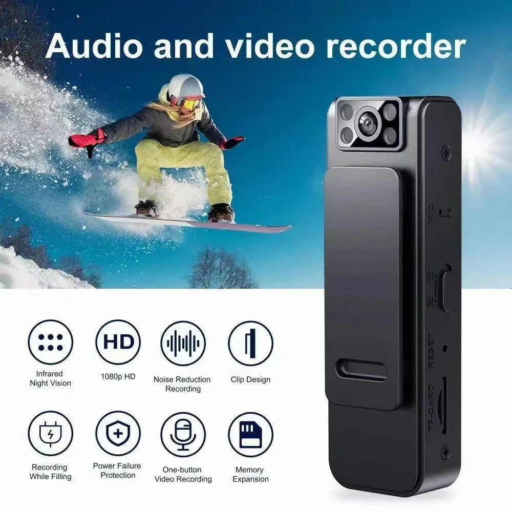 L8 HD 1080P Night Vision Sport Camera Law Enforcement Sound Recording Video Recorder - 3