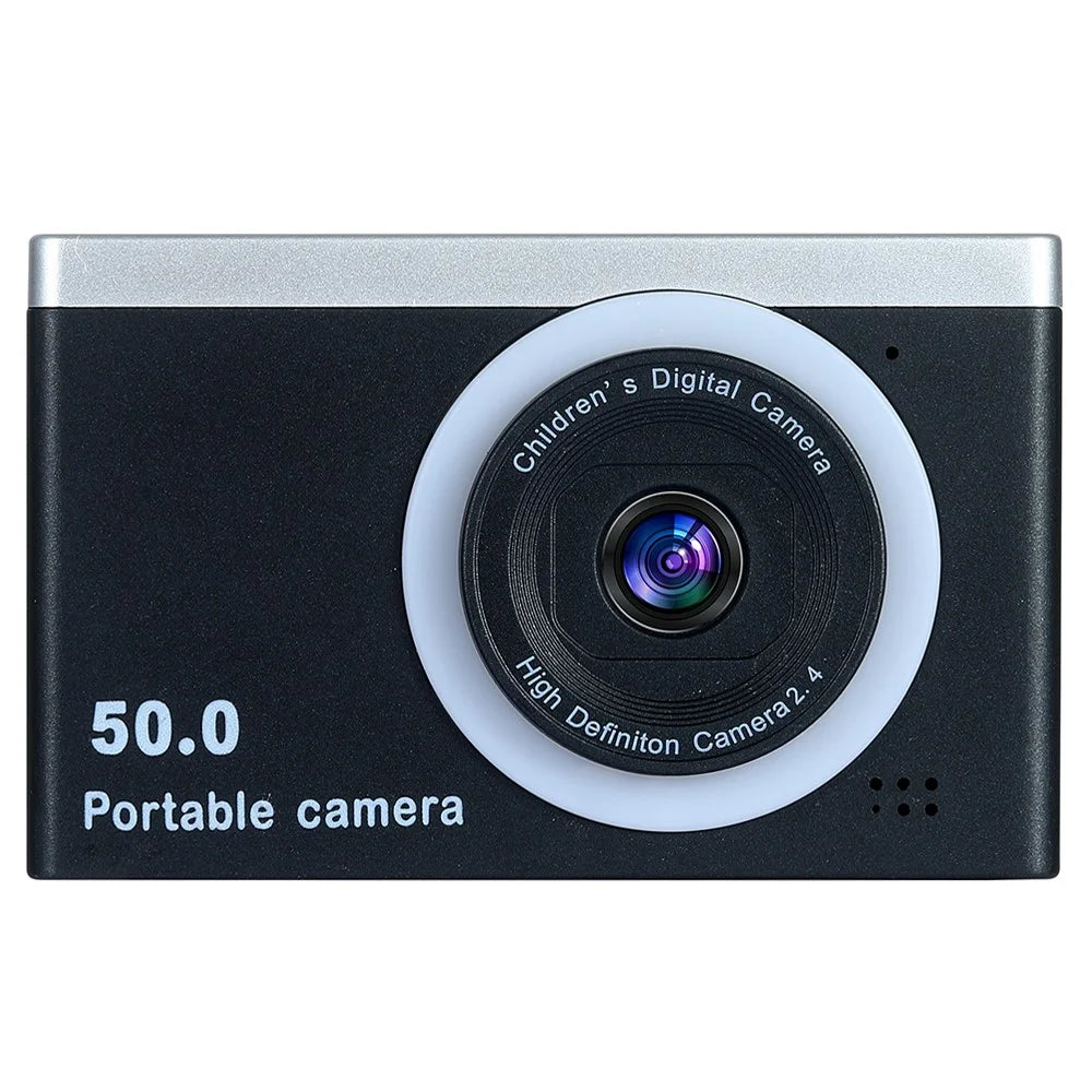 M12 Portable 2.4-inch Screen Digital Camera 8X Digital Zoom Student 1080P HD Video Recorder - Black - 1