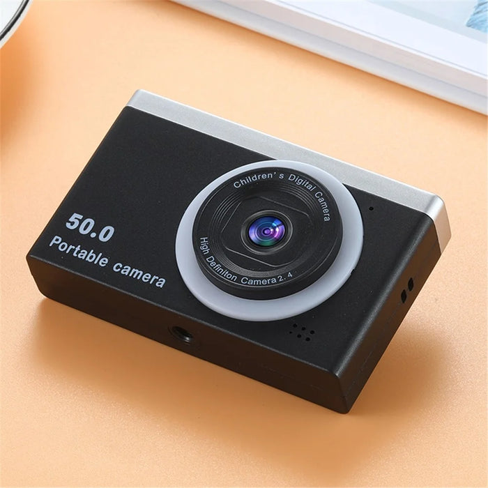 M12 Portable 2.4-inch Screen Digital Camera 8X Digital Zoom Student 1080P HD Video Recorder - Black - 3