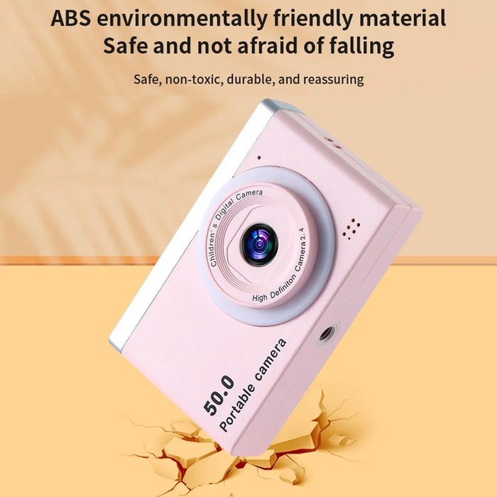 M12 Portable 2.4-inch Screen Digital Camera 8X Digital Zoom Student 1080P HD Video Recorder - Black - 6
