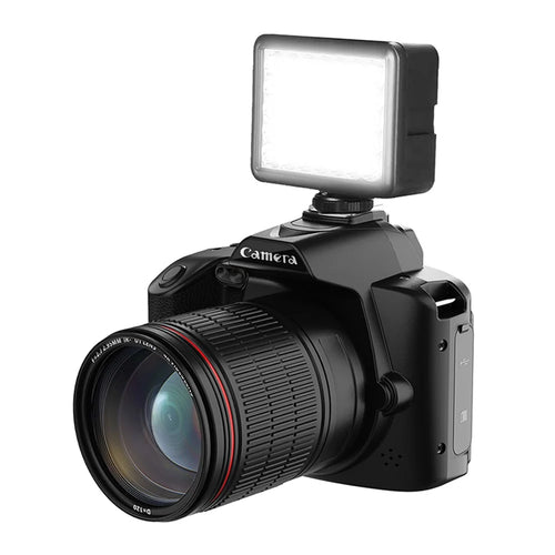 D5 3" Display HD Digital Camera with Fill Light, 4K Dual Lens Night Vision WiFi DV Camcorder - 1