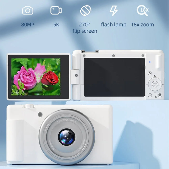 FC003 Digital Camera 2.8 Inch IPS Screen 1200W HD CCD Vlogging Camcorder - 4