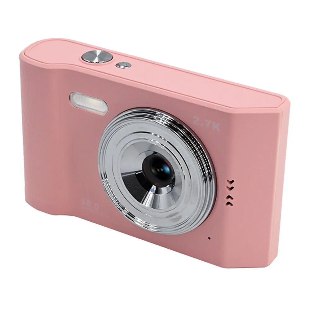 AC06C Students 2.8 Inch CCD Retro Digital Camera HD 16X Zoom 48MP Video Recorder - Pink - 1