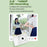 H13 2.8 Inch Flip Screen CCD Digital Camera Built-In Fill Light HD Photo Video Recorder - Green - 7