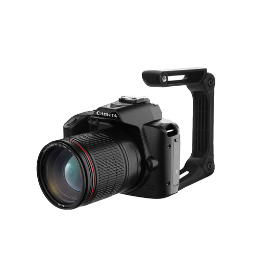 D5 HD WiFi Digital Camera with Handle Holder, 4K Dual Lens Night Vision Digital Video Camera - 1