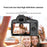 D5 HD WiFi Digital Camera with Handle Holder, 4K Dual Lens Night Vision Digital Video Camera - 4