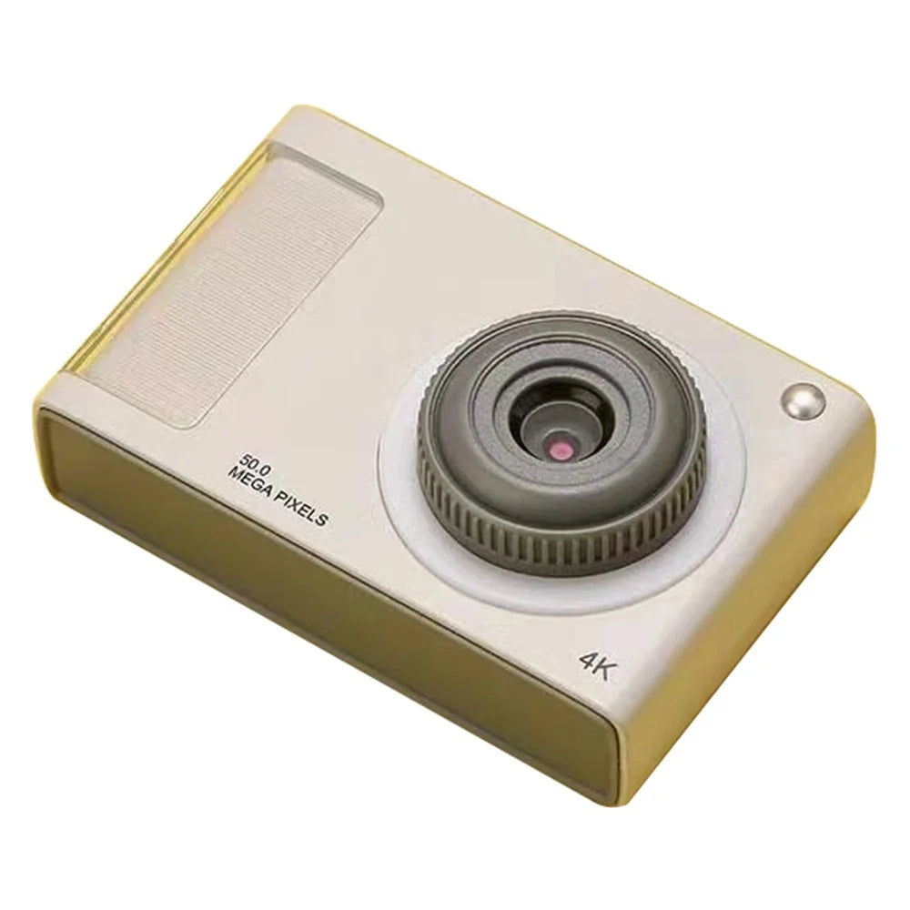 Y2 2.4 Inch HD Dual Lens Digital Camera Video Recording 4X Zoom Retro CCD Camera - Silver - 1
