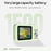 X5 2.4 inch HD Video Camera for Teens 48MP 16X Zoom CCD Camera Video Recorder - White - 7