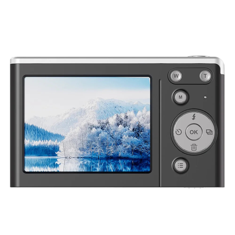 M06 2.8 Inch Digital Camera HD Video Recorder 16X Zoom Retro Student CCD Camera without TF Card - Black - 1