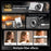 M08 2.8 Inch Compact CCD Digital Camera Auto Focus 1080P Video Recorder without TF Card - Black - 4