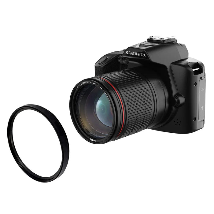 D5 HD WiFi Digital Camera 4K Dual Lens Night Vision DV Video Camera with Macro Lens - 1